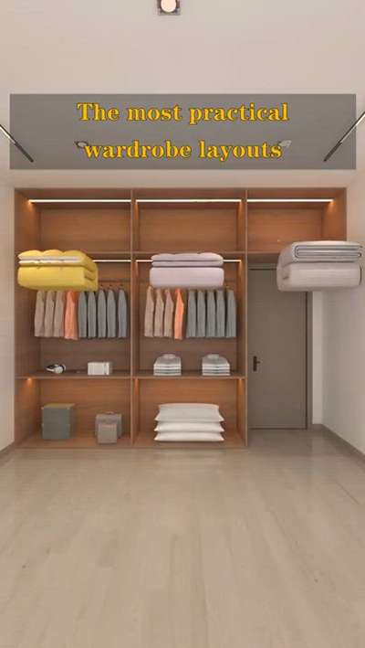 how practically we can dedign a wardrobe

#Architectural&Interior
#BedroomIdeas
#WardrobeDesigns