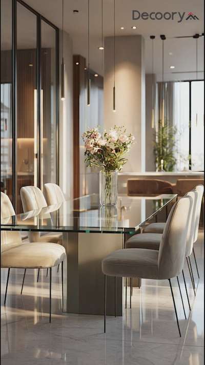 Elevate your dining experience with modern elegance! This glass dining table design blends transparency, style, and sophistication — the perfect centerpiece for your contemporary home.

For interior design ideas and customized solutions, contact Decoory Interiors
.
.
#moderndiningtable #glassdiningtable #diningroomdesign #luxuryinteriors #interiorinspiration #homedecorideas #modernfurniture #interiorstyle #elegantspaces #decoory #decooryinteriors