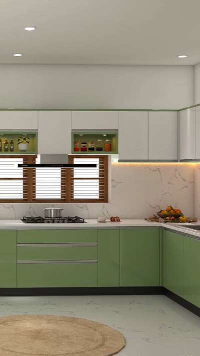 modular kitchen 3d design