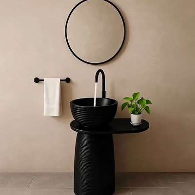 Wave-  handcrafted wash basin from #VERRON designs powered by #COLSTON