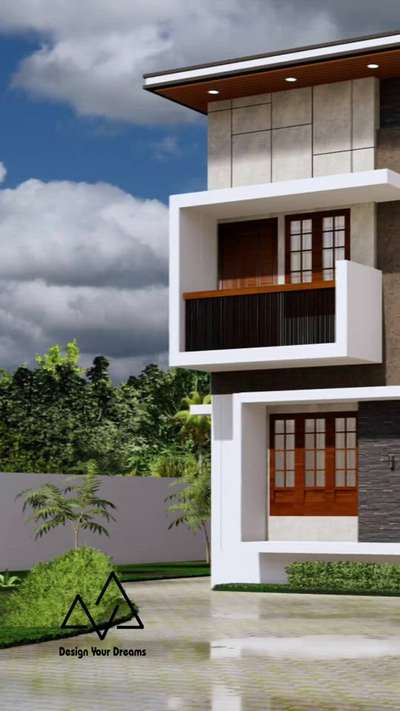 Elevation Model for Client at Elipode, Trivandrum
 #ElevationHome  #exteriordesigns  #exterior_Work  #frontElevation  #ElevationDesign  #High_quality_Elevation  #KeralaStyleHouse  #ContemporaryHouse  #boxtypehouse