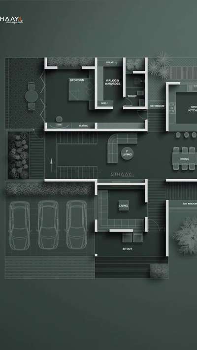 Kerala’s Most Followed Architectural Firm STHAAYI DESIGN LAB

Where architecture meets lifestyle this ground floor plan is crafted to redefine luxury living.
From double living zones, bay window seating, open kitchen with patio connection, walk-in wardrobes, and a fluid flow of spaces, every inch is designed with precision.

This isn’t just a layout it’s a vision of how modern tropical living should feel.
Would you imagine yourself here? 🖤

Follow @sthaayi_design_lab Kerala’s most followed architectural firm for iconic spaces and timeless design inspiration.

#SthaayiDesignLab #KeralaArchitecture #LuxuryHomeDesign #ModernTropicalHomes #ArchitecturalInnovation #DreamHomeGoals #DesignWithoutLimits #2750