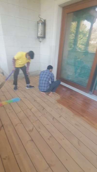 Exterior Wooden Deck Polishing Work ...

We Have Durable Coating For Exterior Wooden Deck

We Provide Free Sample Across India 
#Delhi
#WoodenFlooring 
#woodendesign