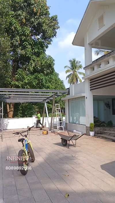 Car porch  #KeralaStyleHouse  #carporch  #InteriorDesigner