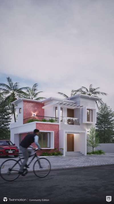 RESIDENCE 1100 SQFT •2BHK
EXTERIOR VISUALIZATION