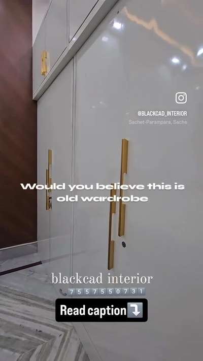 No one is going to believe This that is not a new wardrobe client don't want to invest in new wardrobe so we convert the old wardrobe into new one with 7 year warranty with our little touch with in there budget,if you want to see full transformation video "comment" wardrobe

#laminatechange #oldfurniture #transformation #reelsinstagram #viralreels #interiordecor #interiordesign #instagood #handle #reelsinstagram  #koloviral  #kolointeriordesign  #kolointeriors