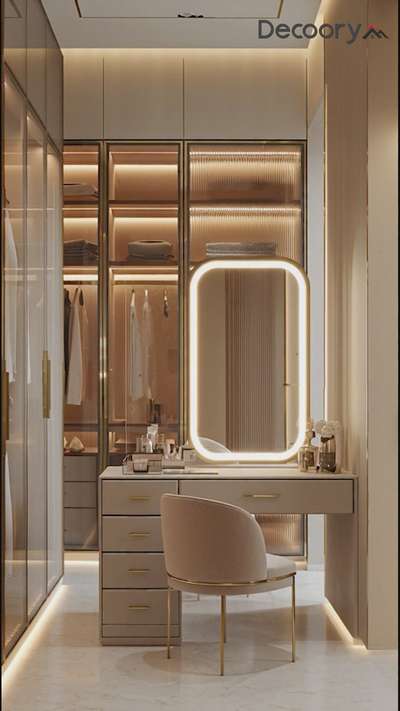 Step into luxury!
This modern dressing room is where elegance meets organization — sleek glass wardrobes, warm lighting, and timeless finishes make every moment feel like a style statement.

For interior design ideas and customized solutions, contact Decoory Interiors
.
.
#moderninteriordesign #dressingroomdesign #wardrobeideas #luxuryinteriors #interiordesigninspiration #homeinteriors #modernhome #closetdesign #vanitysetup #decoory #decooryinteriors
