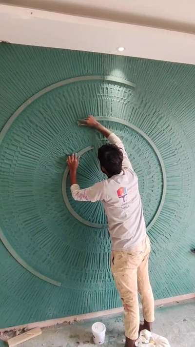 mandala art pu paint finish | hdhmr board deco paint | mmd shadab paint contractor in ghaziabad | pu painter in noida |  #mmdshadab  #Painter  #koloapp