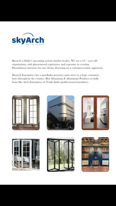 Alluminium work silading doors fixed Windows Folding Doors