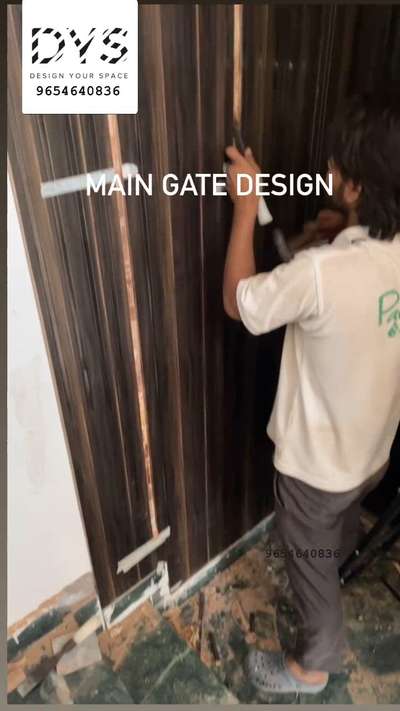 Main Gate panelling in progress stay tuned for final 💫

 #InteriorDesigner  #KitchenInterior  #maingate  #maingatedesign  #profilelight_  #securelife  #securitydoor  #securitygate  #Architectural&Interior  #interiordesigers  #ElevationDesign  #WallDesigns  #BedroomDesigns  #KitchenCeilingDesign  #madularkitchen  #modularwardrobe  #WoodenKitchen  #woodendesign  #modernhouse  #modernhousedesigns  #koloviral  #koło  #kolopost  #kolofolowers  #followme🙏🙏  #designyourspace