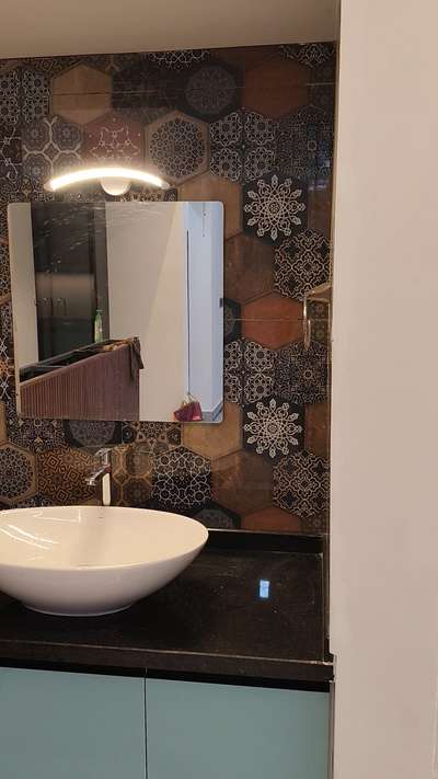 wash  basin counter top #FlooringTiles #tiledesign #tileswork