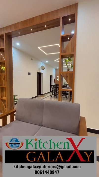 Interior Works  #LivingroomDesigns  #InteriorDesigner  #LUXURY_INTERIOR  #tvunits  #washcounter  #GypsumCeiling  #profillight_  #partitiondesign