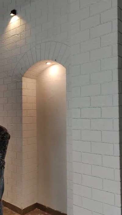 cafeteria white colour brick