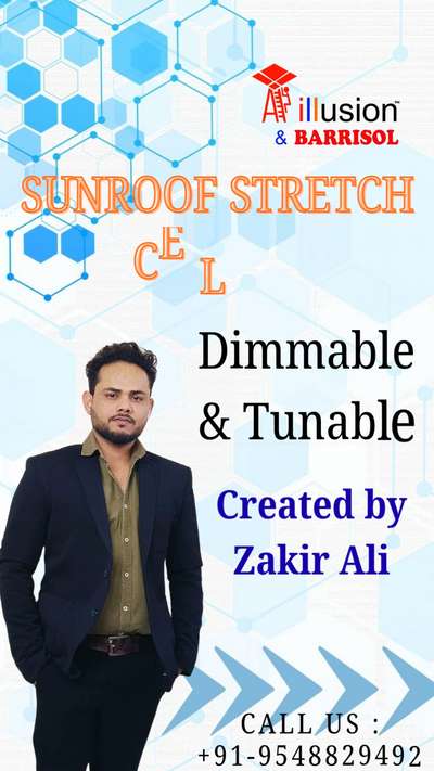 ☀️ Get the sky inside!

The Sunroof Stretch Ceiling by
 iLLusion & BARRISOL brings natural light and total control to your space. Dimmable & Tunable—set your perfect mood instantly.

Pan India Service available! #stretchceiling #IllusionBarrisol #DesignGoals