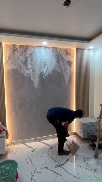 #InteriorDesigner #HomeDecor  #WallDesigns #WallPainting #woodwnwork #dressinginterior