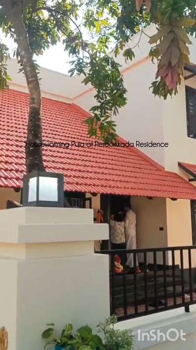 Housewarming of vintage inspired residence at Peroorkkada, Trivandrum. lot of reused elements like doors, windows, grills, columns etc, some of them from the old concrete house that previously existed in the plot. 
#studiosusara #trivandrumarchitects  #vintagestyle #reusedwood #Residencedesign #slopedroof
