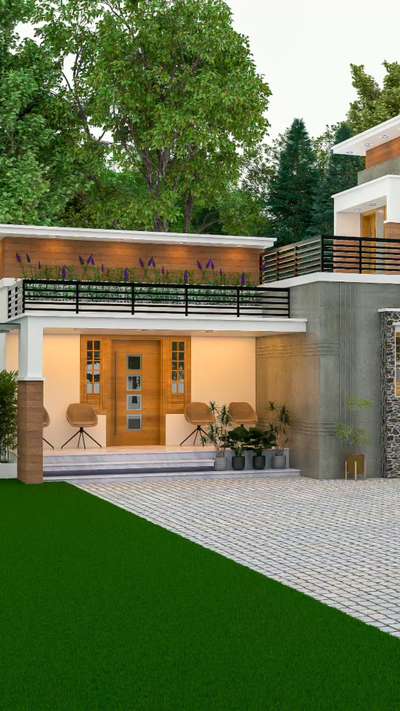 #ElevationHome  #KeralaStyleHouse  #contumprary #3D_ELEVATION