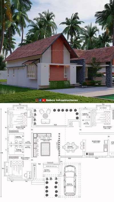 വീടും പ്ലാനും 🏠💕
.
.
#explore #architecture #modernhouses #contemporary #tropicalhouse