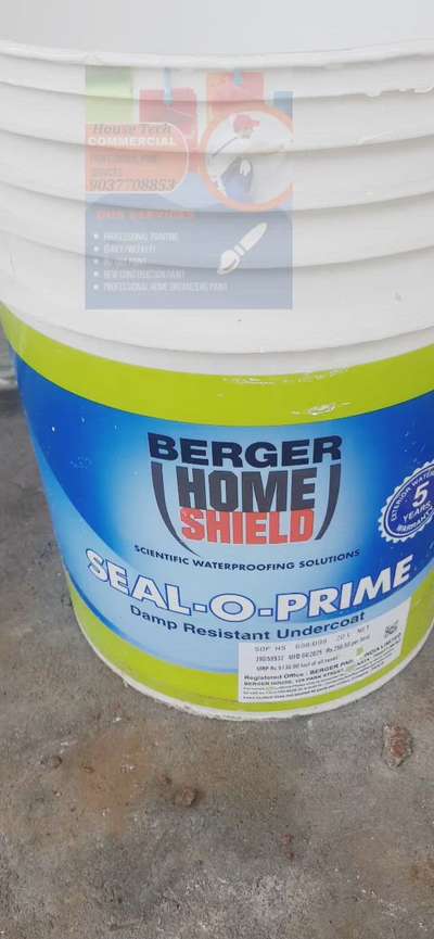 Berger home Shield waterproof primer  #Paiting work #woodpolishing #texturepainting #housepainting #cleaningservice