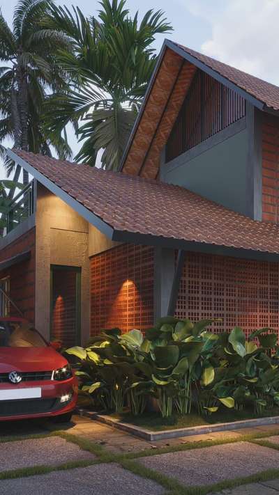 Tropical Style Low Budget House 
Project Location. Pampady. Kottayam. 
 #architecturedesigns 
 #Architect #ecofriendly 
 #houseelevations 
 #SmallHouse 
 #keralahomedesignz 
 #HouseConstruction