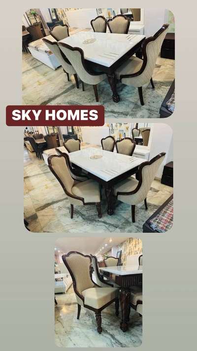 #DiningChairs #DiningTable #RectangularDiningTable #marbletables #marbletopdiningtable #sagvan #DINING_TABLE #LivingroomDesigns #LivingRoomTable #customisedfurniture #Modularfurniture #Plywood #sheesham #VinylFlooring #vineerdoor #vineer #melaminepolish #decopaint #partitiondesign #pupolish #acrylickitchendesigns #Factory #manufacturing #LUXURY_SOFA #showroom #turnkeysolutions