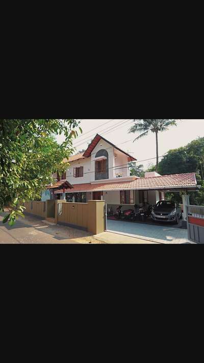 Completed House @manarcad, Kottayam.  #Kottayam  #tropicalhouses  #keralahouses  #contractors  #budgethouses