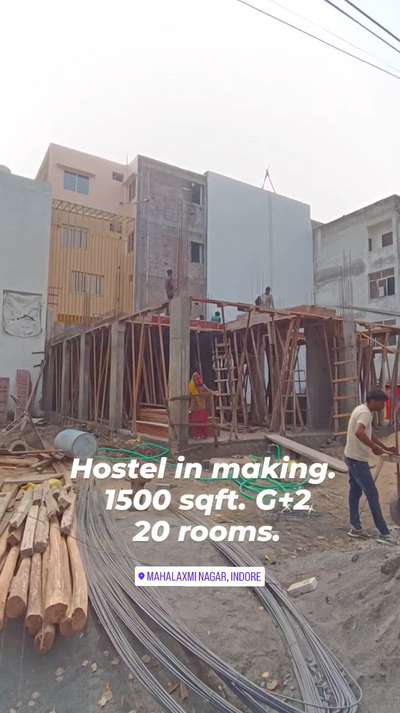 Hostel making. 
#constructionsite #builderinindore #constructioncompany #InteriorDesigner #hosteldesign #ElevationDesign #interiorcontractors #interiorsite #Indore #workinprogress #constructioncompany