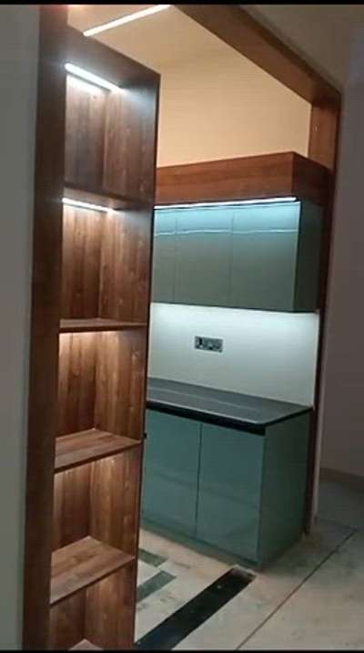 #KitchenDesigns #KitchenIdeas #Completedproject #AcrylicFinish #ModularKitchen