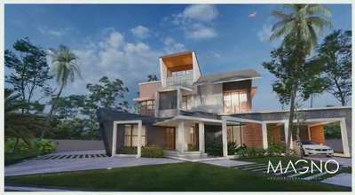 safeer parammal
 #magno  #modernhome  #exteriordesigns  #kerala  #Contemporary   #