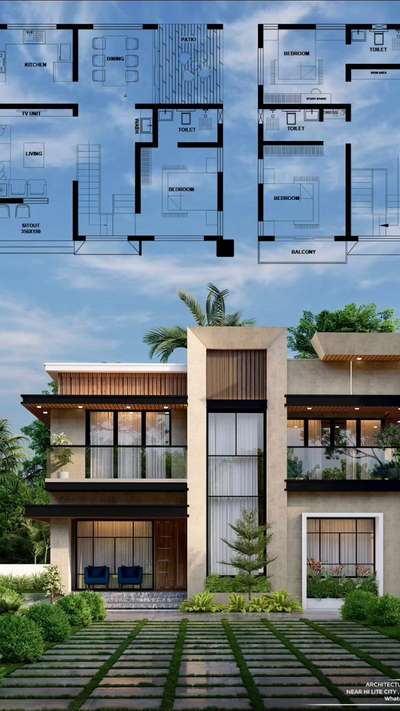 Modern Home Plan 🏡 4CENT | 4BHK | DOUBLE STORY | Design: @sthaayi_design_lab 

Plot : 4Cent 
Sqft : 1715
Spec : 4BHK
Client: Asif Ali
Location: Ernakulam
.
.
.
.
.
#sthaayi #sthaayi_design_lab #kerala #homedesign #trendinghomes #exterior #Beautifulhomes #instahome #architecture #architect #floorplans #floorplan #architecture  #architecturaldesign | #housedesign | #buildingdesign #dubai #uae #jiddah #Oman #UK #Canada 1715