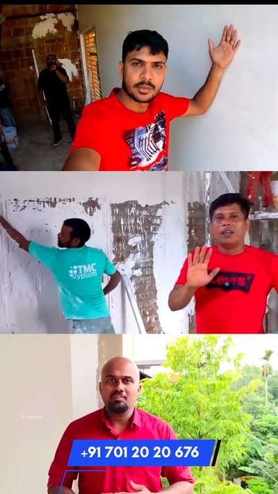 Gypsum plastering  #gypsumplaster