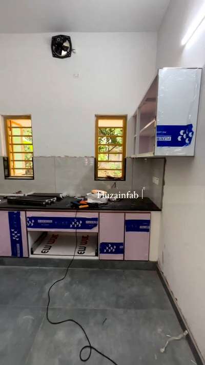 Aluminum Modular Kitchen Cabinet Huzainfab Interiors Design Company Palakkad 8891771337  #huzainfab_interiors_design_palakkad📲8891771337  #aluminium  #ModularKitchen