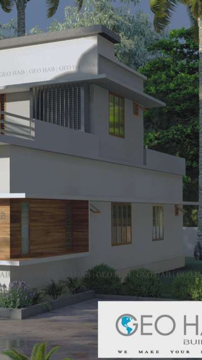#ContemporaryDesigns #Thrissur   #geohabbuilders  #CivilEngineer