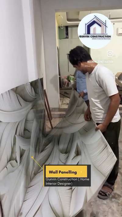 Make your wall Attractive and give it a modern look… ✨👍🏻🤜🏻😍 #InteriorDesigner #HomeDecor #WallDecors