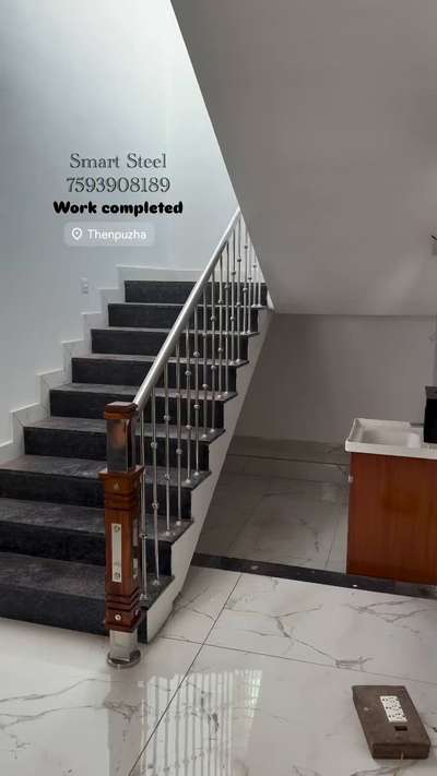 Work completed…☺️☺️☺️ #hadwork  #cristal_steel  #FABRICATION&WELDING  #all_kerala  #KeralaStyleHouse  #Kottayam  #thiruvalla  #vagamon  #kumali  #elappara  #ramapuram  #pala  #ettumanoor