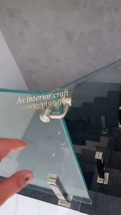 # as interior craft  #provide  #aluminium profile gate # ss gate  # ss pvd reling and glas # front elevation #aluminium partition #manufacturer in Delhi #Pan India services #