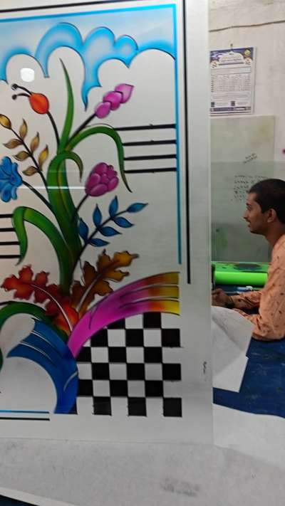 ervesing glass art work my