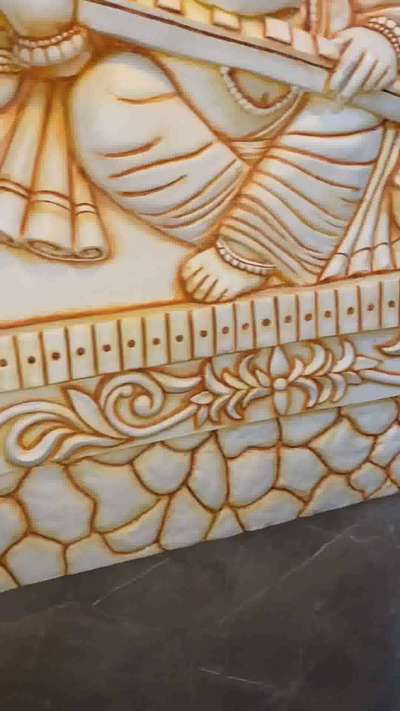 3D clay mural art   #arts  #wallmurals  #claywalls  #InteriorDesigner  #artisticwork