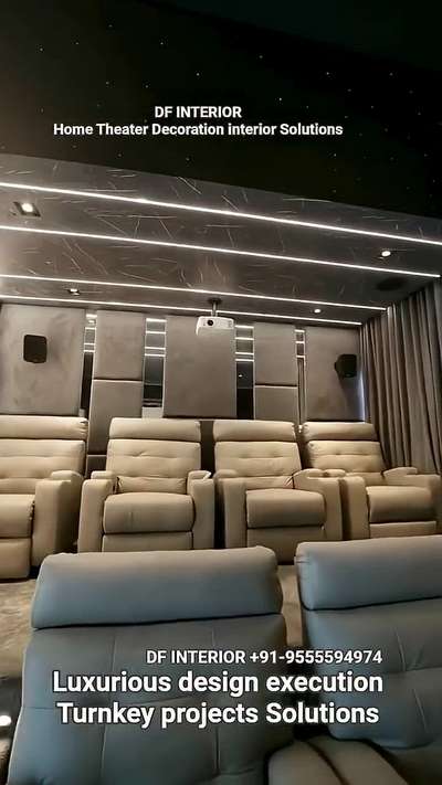 Best Quality interior of Hone Theatre Renovation  #HouseRenovation  #Hometheater  #housedecor  #theatreinterior