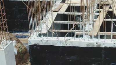 retaining wall waterproofing bitwin coating