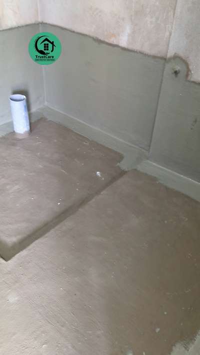 #Bathroom #waterproofing 
product: MYK top guard 
client :Mr. Nizar 
location : valanchery