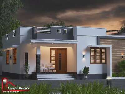 1010 sqft. 3 BHK House plan. #