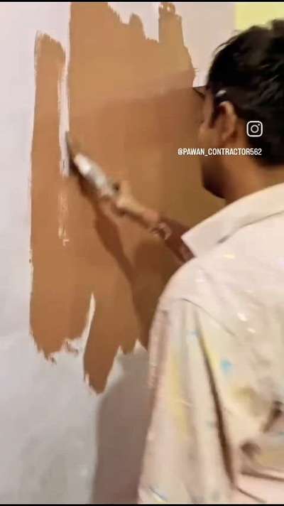 Dark Brown 🤎 Color Home Painting By Pawan Contractor