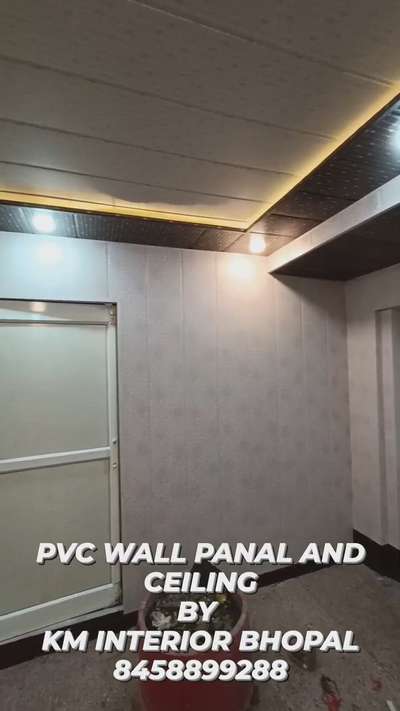 PVC PANEL ROOM DECORATION
KM INTERIOR BHOPAL M.P. 43
Contact : 8458899288 , 9685481987 #PVCFalseCeiling  #pvcwallpanel  #CelingLights