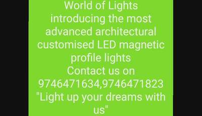 good morning... the most advanced architectural customised LED magnetic track lights...more ideas and concept please feel free to contact 9746 471 634.. world of Lights