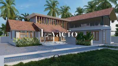 Proposed new design 
At - Kuttipuram 
 #HouseDesigns  #HouseDesigns #tropicallandscape  #kerala_architecture  #arch  #architectureldesigns