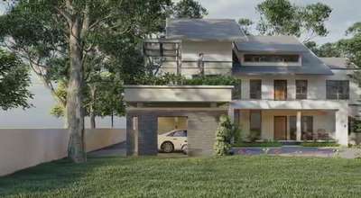 Modern House  #modernhouses  #ContemporaryHouse #keralastyle #ElevationHome #3d  #2D_plan