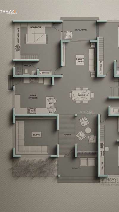 🏡🏡✨ Your Dream Home, Designed to Perfection!
From cozy bedrooms to an open kitchen that invites togetherness — this layout is a perfect blend of style and function. 💭
Ready to build the life you’ve been imagining? 💡

Follow @sthaayi_design_lab for more dream home designs and inspiration! 🌿

www.sthaayidesignlab.com 

#DreamHome #Architecture #InteriorDesign #HomeGoals #SthaayiDesignLab #HouseDesign #HomeInspiration #ModernLiving #ResidentialDesign #FloorPlans #CustomHome #LuxuryHome #DesignAndBuild #HomeDecorIdeas #2148  #interiorinspiration