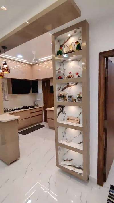 kitchen work with 2 bhk 
 #ModularKitchen 
 #ModularKitchen