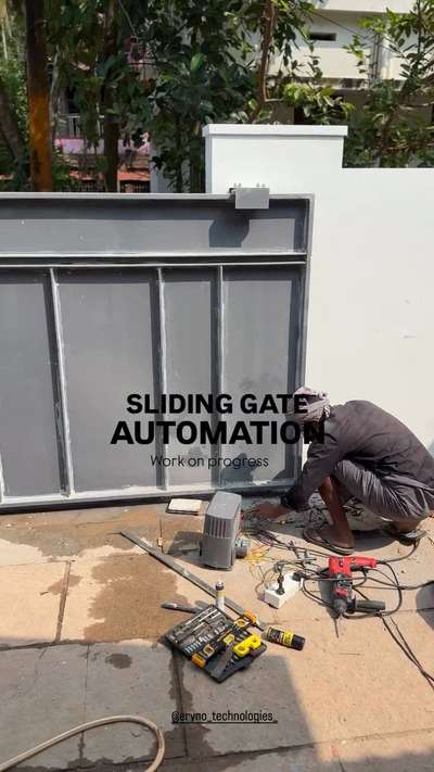 Sliding Gate automation
Key Italian Brand Motor system
@eryno_technologies_

#GateAutomationKerala #AutomaticGateKerala #SlidingGateMotor #GateOpenerKerala #KeralaSlidingGate #GateInstallationKerala #GateRepairKerala #SmartGateSystem #KeralaHomeAutomation #HomeSecuritySolutions #KeralaConstruction #KeralaBuilders #KeralaTechnicians #TechInKerala #KeralaBusiness #SecureHomeKerala #ElectricGateKerala #SmartEntranceKerala #GateMotorInstallation #KeralaIndustry #KeralaHomes #KeralaLiving #AutomationExpertsKerala